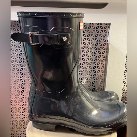 Hunter Dark Grey Winter & Rain Boots - Picture 2 of 3